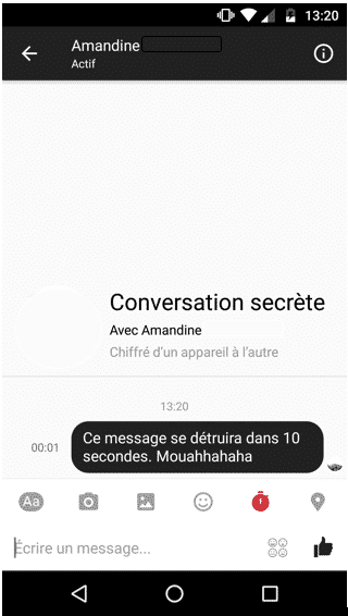 creer-conversation-secrete-messenger