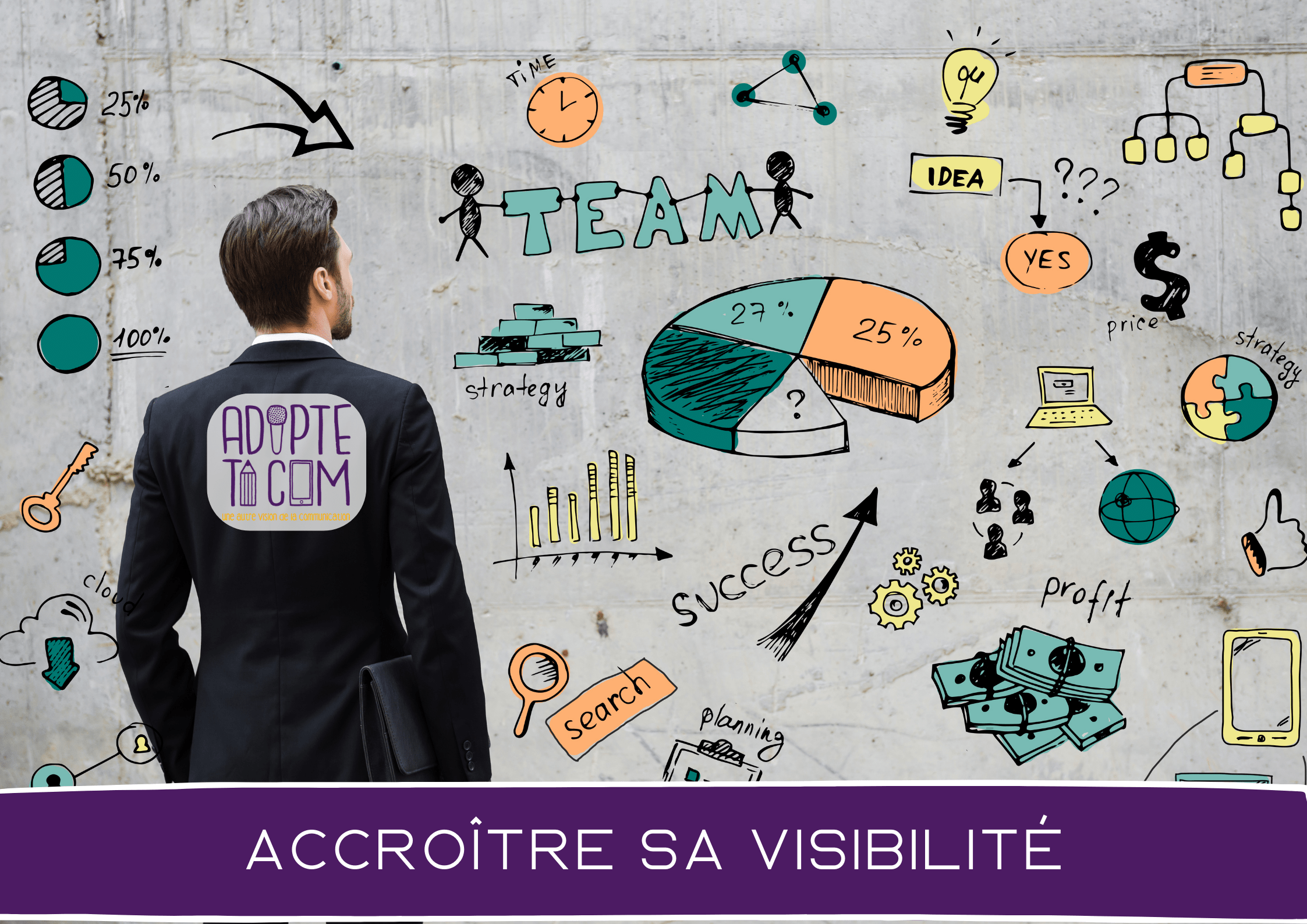 accroître sa visibilité par adopte ta com